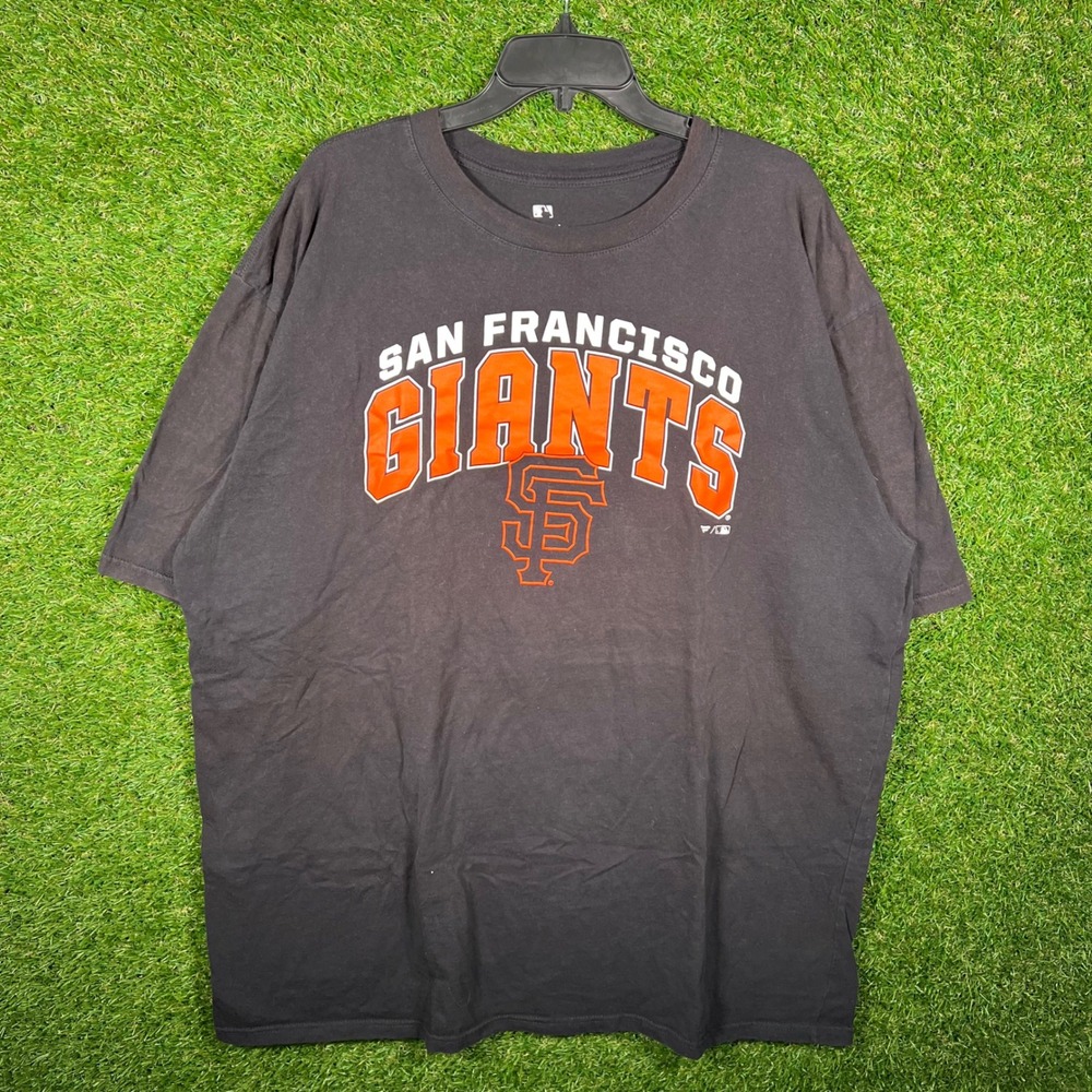 Fanatics San Francisco Giants MLB Graphic T-Shirt Mens 2XLT Black Tall Cotton